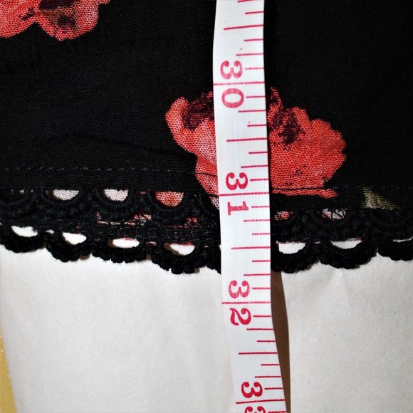 NWT Rewind black floral romper - Picture 8 of 8